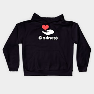 Choose Kindness A Positive Saying With An Amazing Heart Art Kids Hoodie